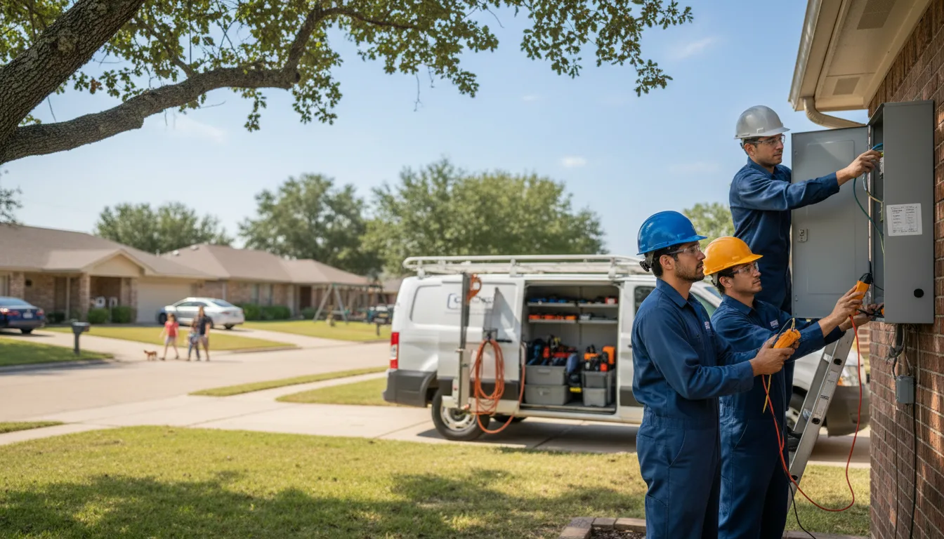 Certified electrician providing emergency electrical services in North Springfield, PA